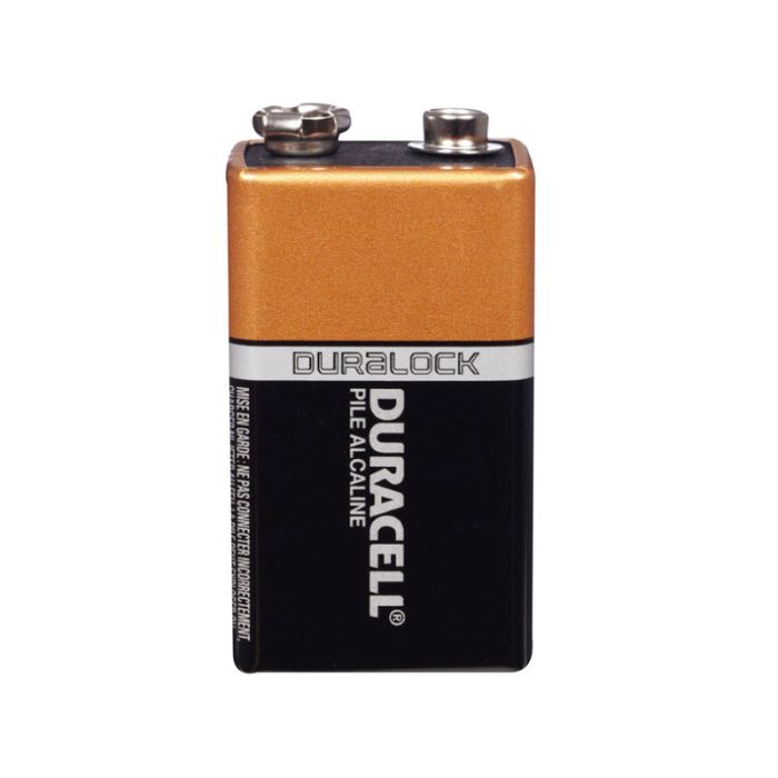Батар.Duracell 9V 6LR22, щелочная (крона)