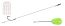 Комплект поводків Fishing ROI з голкою та стопорами hook 8245 №6 25lb