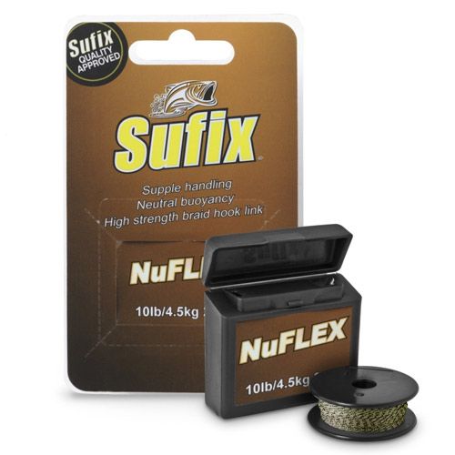 Поводковый материал Sufix NUFLEX 20m 10lb Green/Brown