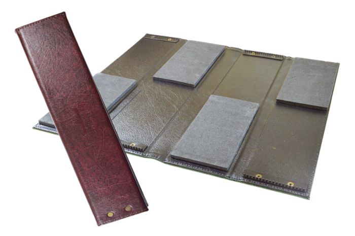 Поводочниця Fishing ROI книжка 6*33 см бардова