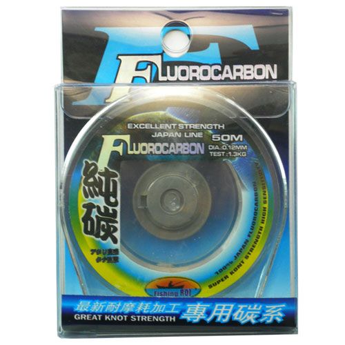 Леска Fishing ROI Fluorocarbon 0.22mm 50m 3.60kg (compact)