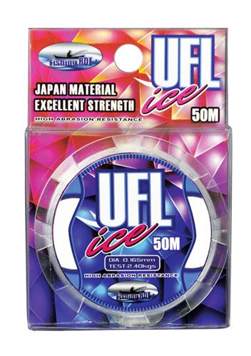 Леска зимняя Fishing ROI UFL ICE Transparent Color 0.074mm 50m