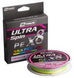 Шнур плетеный FR ULTRA Spin 8X multicolor 150m #1.2 /0.185мм 23Lb/10.5кг