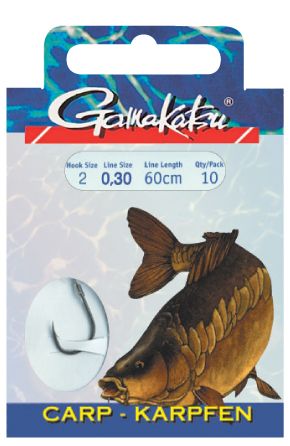 Поводок Gamakatsu BKG - 3310F Carp 60cm 8-0.25