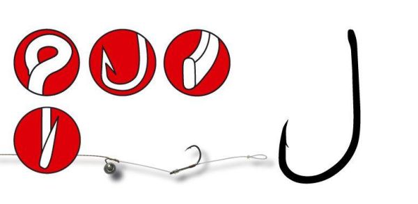 Крючки A1 G-CARP Pop-Up 008 (10шт) Black