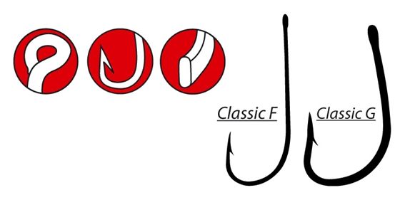 Гачки G-Method Allround Classic F Black 014 (10шт)