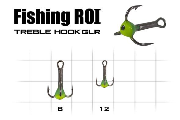 Тройник с каплей Fishing ROI 08 GLR N