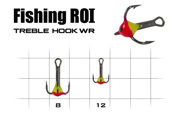 Тройник с каплей Fishing ROI 12 WR_N