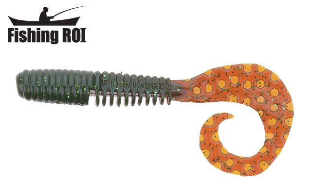 Силікон Fishing ROI Running Grub 85mm A169 (8шт)
