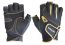 Перчатка спінінгіста Fishing ROI WK-04 black-gold L (б/пальц.)