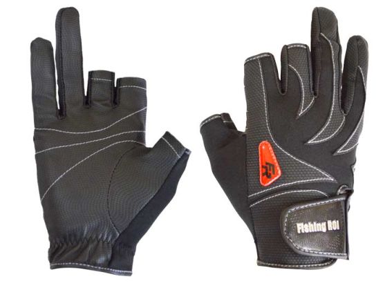 Перчатка спиннингиста Fishing ROI WK-05 black