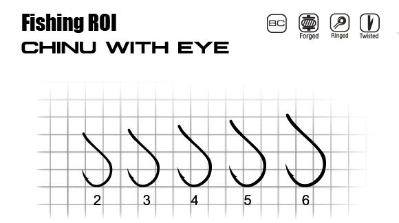Крючки Chinu with Eye №6