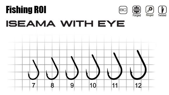 Крючки Iseama with Eye №11