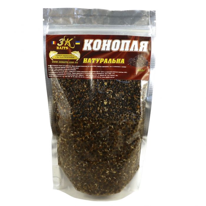 Конопля 3K Baits (натур) 400гр