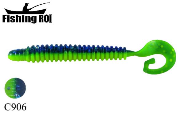 Силикон "FishingROI" Saturn Worm C906 75mm