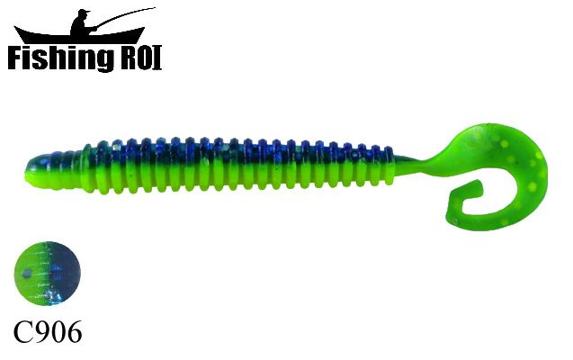 Силікон "FishingROI" Saturn Worm C906 75mm