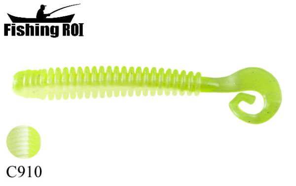 Силикон "FishingROI" Saturn Worm C910 75mm