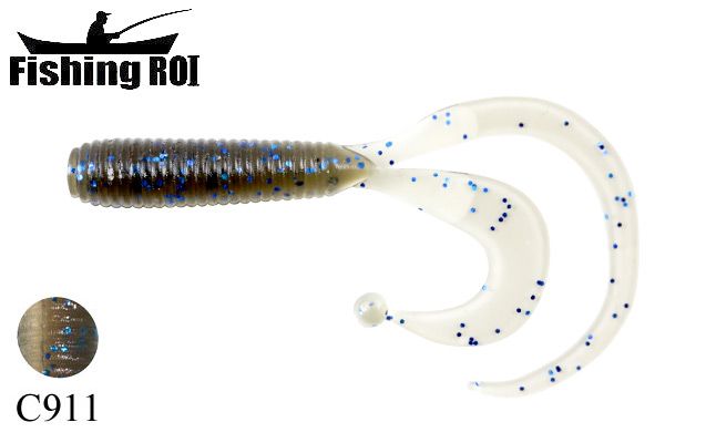 Силікон "FishingROI" Double Tail C911 40mm