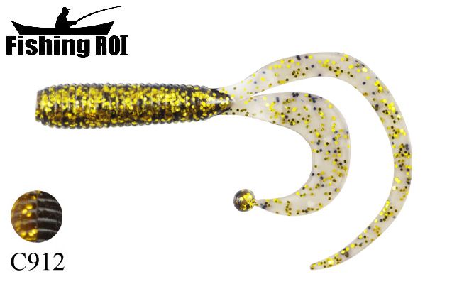 Силікон "FishingROI" Double Tail C912 40mm
