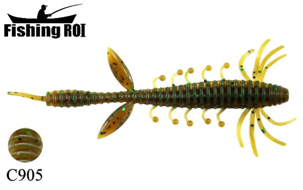 Силикон "FishingROI" Shaggi Grab C905 75mm