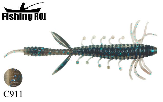 Силікон "FishingROI" Shaggi Grab C911 75mm