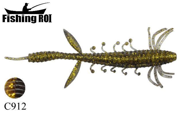 Силікон "FishingROI" Shaggi Grab C912 75mm