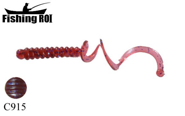 Силикон "FishingROI" Spiral Tail C915 25mm
