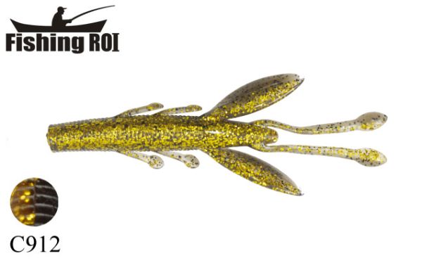 Силикон "FishingROI" Crawfish C912 90mm
