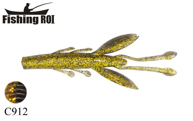 Силікон "FishingROI" Crawfish C912 90mm