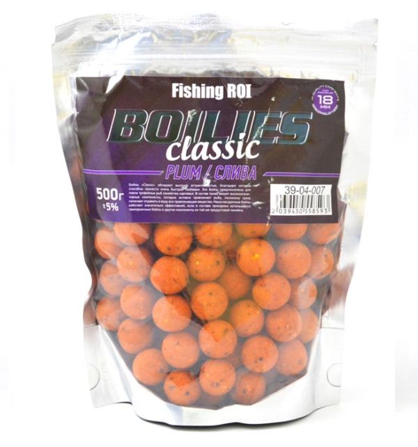 Бойли Fishing ROI "BOILIES" classic Слива 18 500г