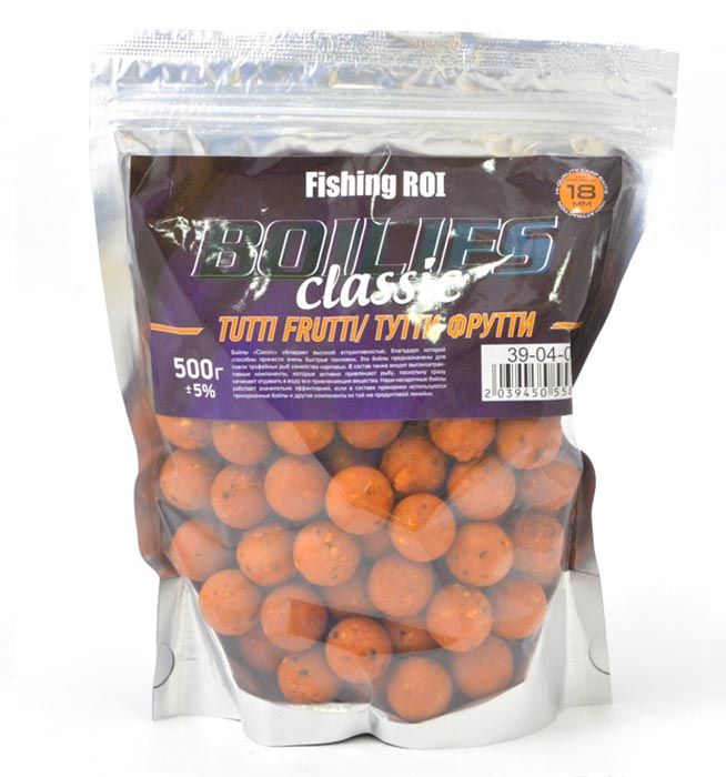 Бойлы Fishing ROI "BOILIES" classic Тути-фрутти 18 500г