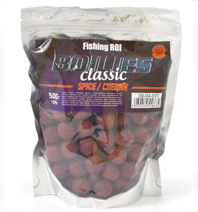 Бойлы Fishing ROI "BOILIES" classic Специи 14 500г