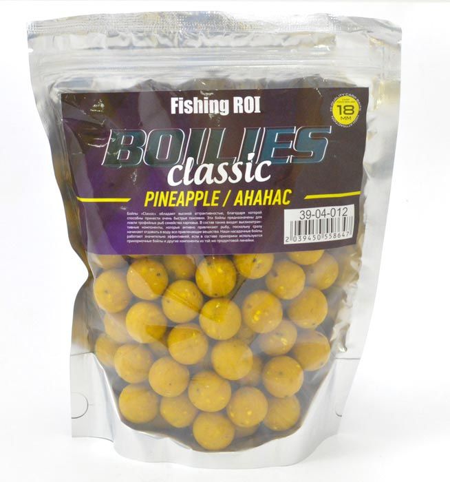 Бойлы Fishing ROI "BOILIES" classic Ананас 18 500г