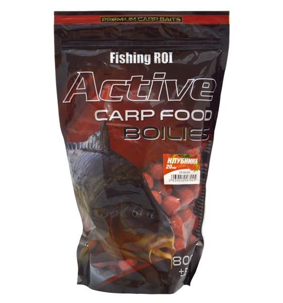 Бойли Fishing ROI "BOILIES" що пилять насадочні Полуниця 20мм 800г