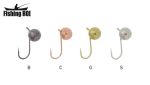 Мормишка вольфрамова Fishing ROI Куля Диско з вушком 3mm silver