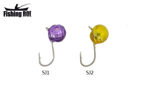 Мормышка вольфрамовая Fishing ROI Шар диско с ушком покраска 5mm W-SJ2