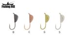 Мормишка вольфрамова Fishing ROI Мушля з вушком 3mm gold
