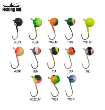 Мормышка вольфрамовая Fishing ROI Шар с ушком покраска