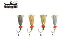Мормишка вольфрамова Fishing ROI Овсинка 2mm silver