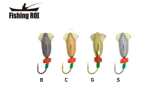 Мормишка вольфрамова Fishing ROI Овсинка 2mm black nickle