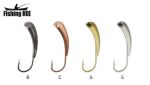 Мормишка вольфрамова Fishing ROI Човен з отв. 3 mm copper