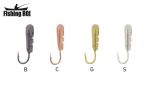 Мормишка вольфрамова Fishing ROI Овсинка з отвором 6mm copper