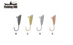 Мормишка вольфрамова Fishing ROI Конус з вушком 3.5mm copper