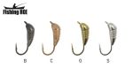 Мормишка вольфрамова Fishing ROI Лялечка з вушком 2mm black nickle