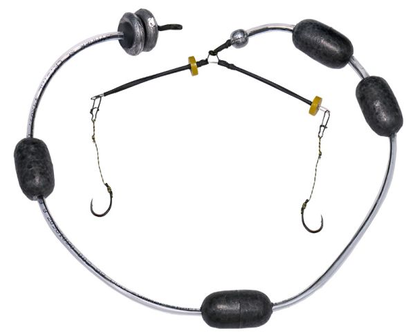 Снасть "Вбийця товстолоба" Silver Carp rigs придонна 