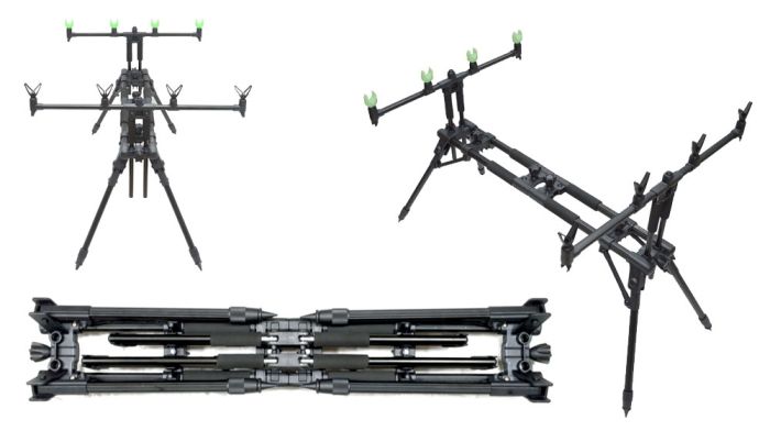 Rod Pod Fishing ROI Fast Carp black