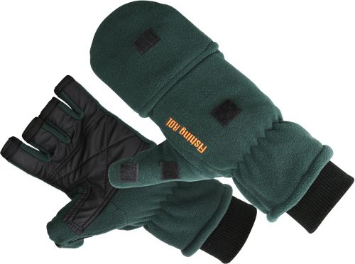 Перчатки флісові Fishing ROI Fleece glover Dark Green XL