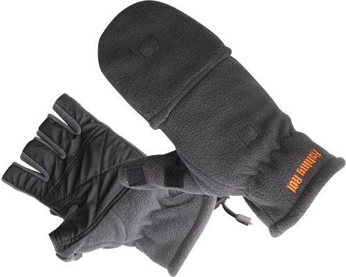 Перчатки флисовые Fishing ROI Gray Fleece glover XL