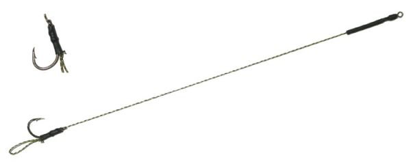 Поводок карповый Fishing ROI "Carp Leaders" №4 Hook 20cm (6шт)