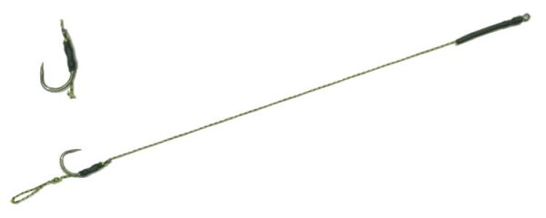 Поводок карповый Fishing ROI "Carp Leaders" №4 Barbless Hook (Sport Line) 20cm (6шт)